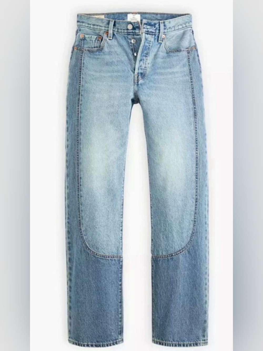 Levi's 501 '90s Western Chaps Denim Jeans - Picture 1 of 9